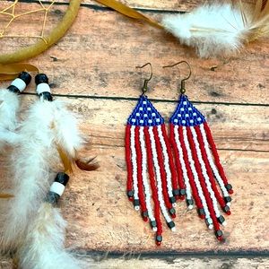July the 4th Earring